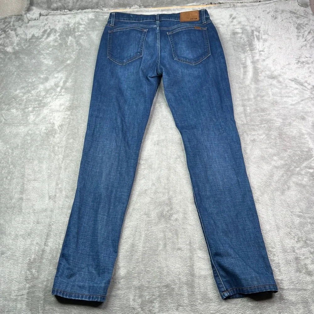 Joe's The Brixton Jeans Mens 32 Blue Solid Straight Narrow Fit Whiskered Denim